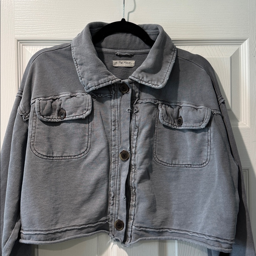 We The Free Cropped Shacket - Picture 3 of 12